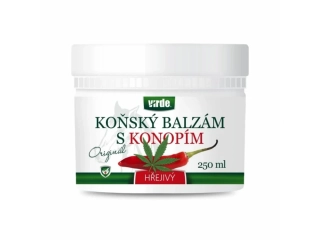 Konský balzam hrejivý s konopou 250 ml